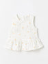 LC Waikiki Crew Neck Sleeveless Floral Baby Girl Blouse